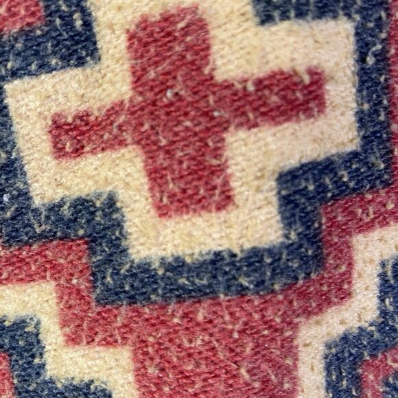 Orvis Southwest Aztec Button Outdoor Camp Shirt Large Blanket Shacket - Picture 5 of 14